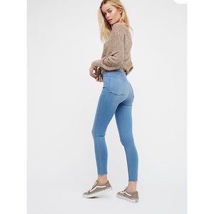 NWT Free People Easy Goes It Denim Jean Legging